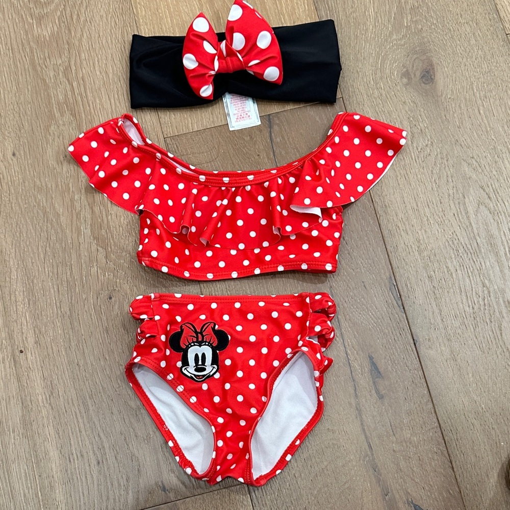 Disney Red and White Garment